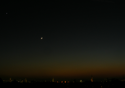  
Venus,  Mond  und Jupiter 2