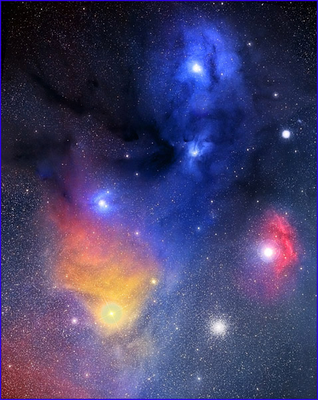 Rho Ophiuchi Nebel